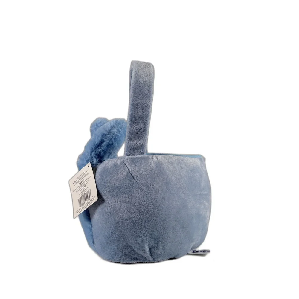 Peeps‎ Blue Bunny Plush Easter Basket Fuzzy Soft Treat Bucket New With Tags